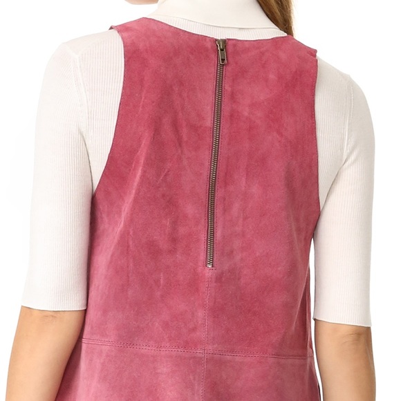 Free People Retro Love Suede Dress - Rose - Picture 4 of 5